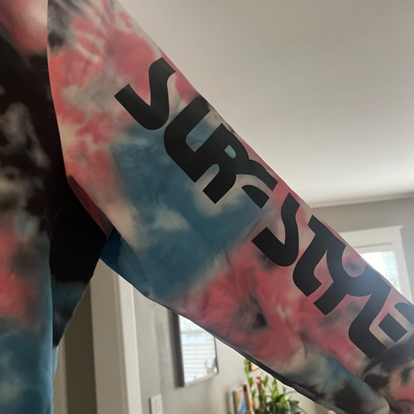 NWOT surfstyle tie dye quarter zip windbreaker size large - Picture 5 of 5